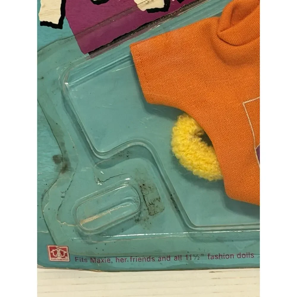 VINTAGE 1987 Hasbro Maxie Mix Match Fashion Shirt Scrunchie NOS FREE SHIPPING